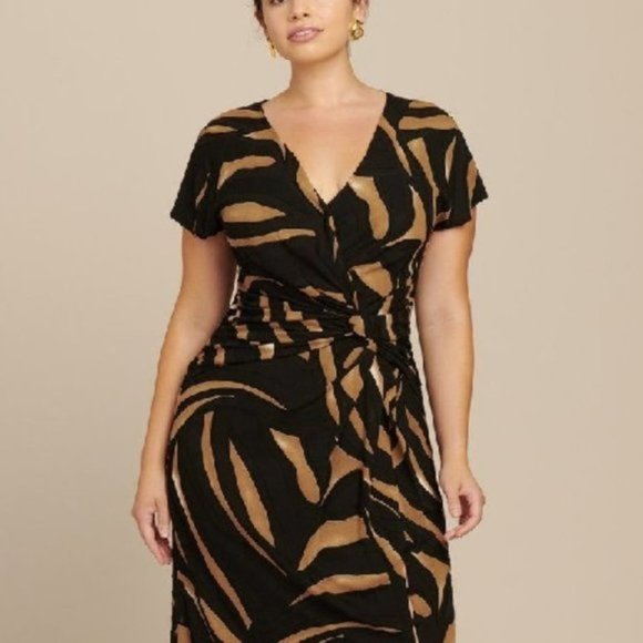 Prabal Gurung Animal Print Wrapped Maxi Dress - Picture 5 of 14